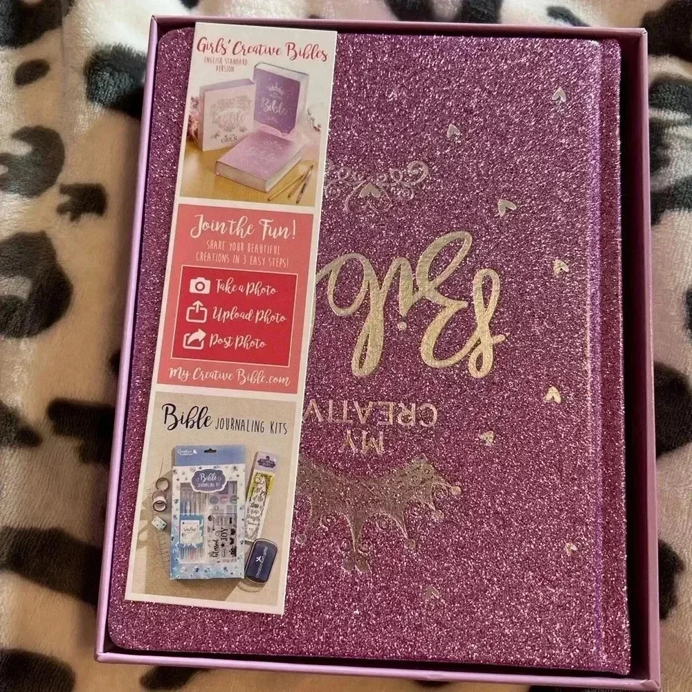 Pink Glitter Hardcover “My Creative Bible for Girls”

++FREE w/ + $30 PURC… - Picture 9 of 9